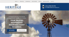Desktop Screenshot of heritageinsurancegroup.net